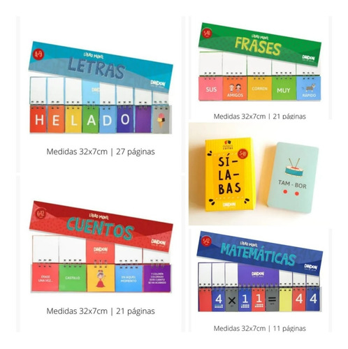 Imagen 8 de 9 de Libros Y Cartas Infantiles Para Aprender Jugando