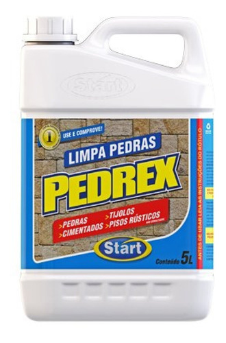 Limpa Pedras Tijolos Cimentados Pisos Rusticos Pedrex 5l