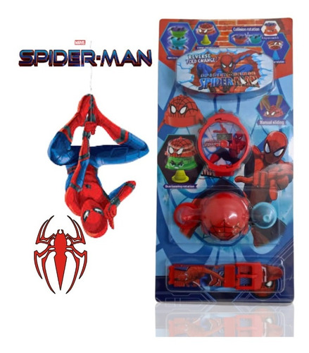 Reloj Digital Infantil Trompo De Spiderman Para Niños