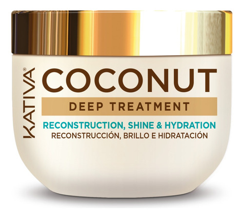 Máscara De Tratamiento Kativa Coconut 300 Ml