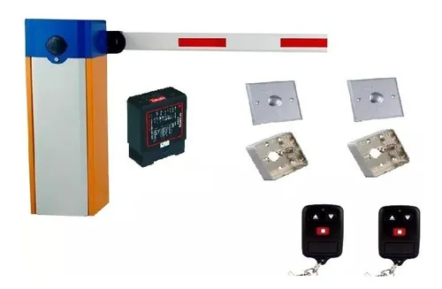 comprar Kit Basico Barrera Vehicular Pluma De 3 Mts 1 Seg