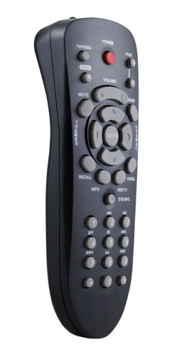 Imagen 6 de 10 de Control Para Dish Negro Modelo Dish