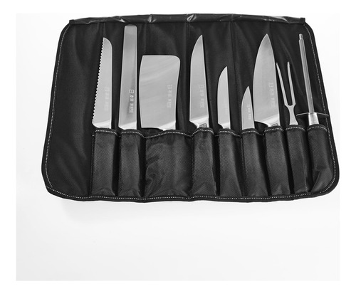 Juego De Cuchillos De Chef De Acero Inoxidable De 10 Piezas/
