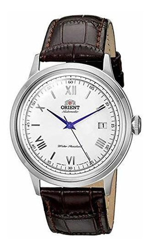 Orient Mens 2nd Gen Bambino Ver Reloj De Vestir De Cuero Y A