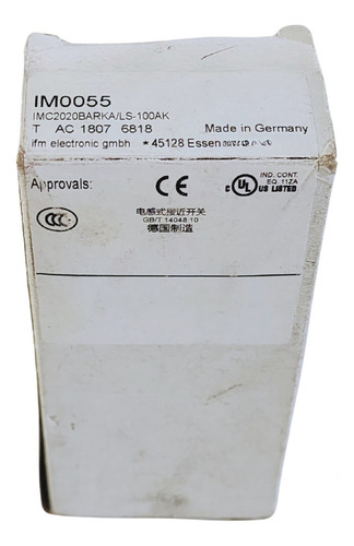 Ifm Im0055 Sensor De Proximidad Imc2020barka/ls-100ak