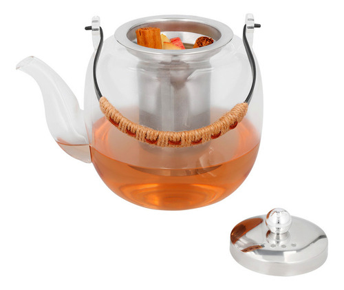 Tetera De Vidrio Con Infusor De 1200ml