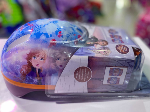 Imagen 2 de 4 de Set De Proteccion Frozen Casco Rodilleras Y Coderas