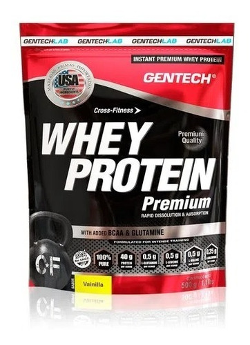 Suplemento Gentech Whey Protein Premium Cross Fitness 500gr