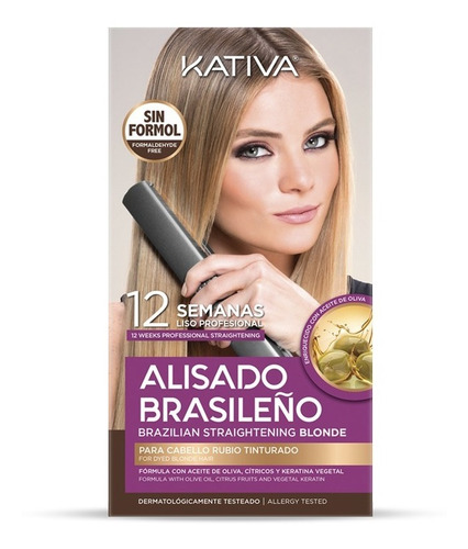Alisado Brasileño Kativa Blonde - mL a $553