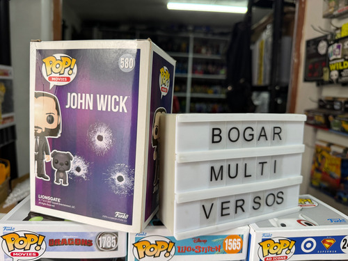 Funko Pop Cine John Wick With Dog #580 (Usado)