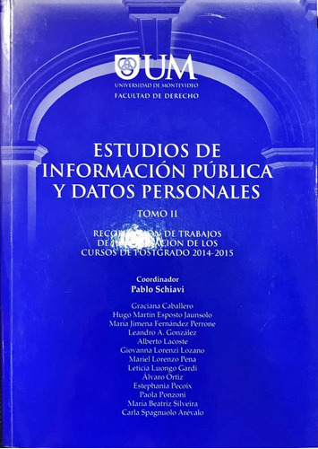 Estudios De Información Pública Y Datos Personales T 2