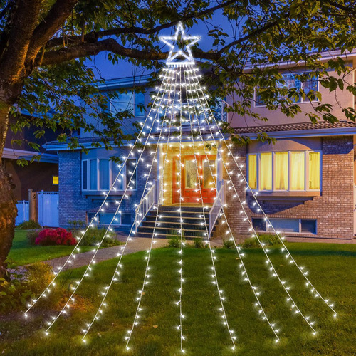 Xunxmas - Cadena De Luces De Navidad Para Decoracin Al Aire