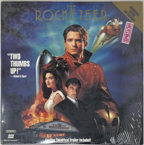 Laserdisc The Rocketeer Walt Disney Muy Raro Como Nuevo