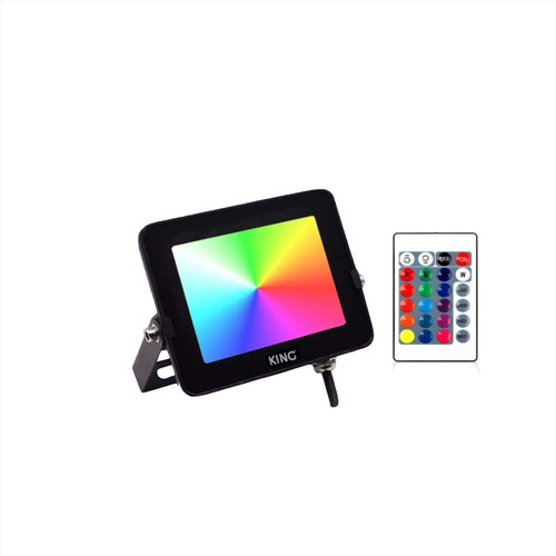 Reflector Led 20w Rgb Colores Ip65 Exterior Control Remoto