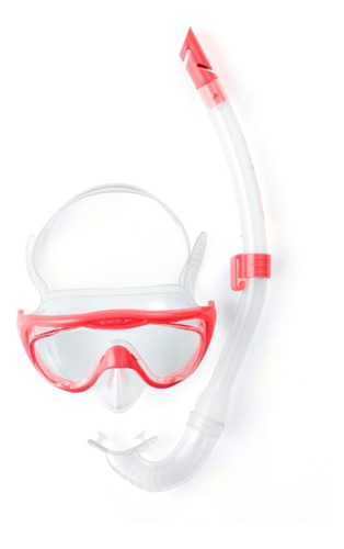 Imagen 1 de 9 de Set Mascara Snorkel Speedo Glide Buceo Nena Nene Olivos