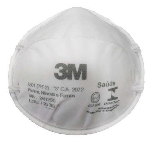 Mascara 3m Pff2 ( N95) Modelo 8801 - ( 20 Unidades )