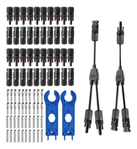 Conector Solar De 1 A 2 Conectores Fotovoltaicos (m/ff Y F/m