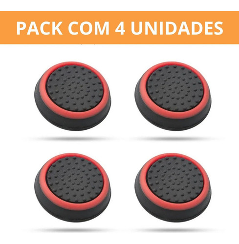 Capa Controle Borracha Analógico Xbox One Ps5 Ps4 Ps3 Pro