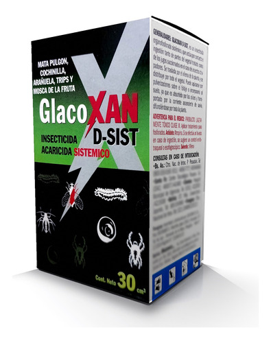 Glacoxan D-sistemico Insecticida Acaricida 30cc (6u)