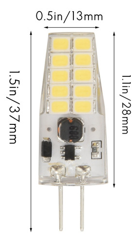 30 Uds. Bombilla Led G4 Ac/dc12v-24v 3w Led G4 Luz 20led 360