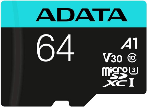 Tarjeta De Memoria Adata Ausdx64gui3v30sa2-ra1 Premier Pro Con Adaptador Sd 64gb