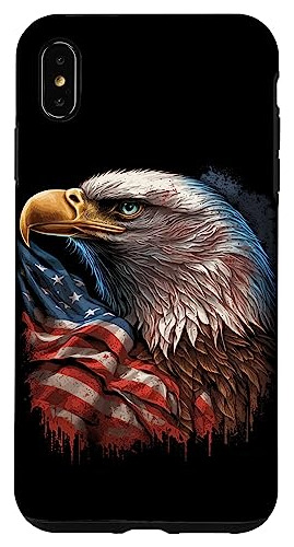 Funda Para iPhone XS Max American Bald Eagle Eyes Usa Fla-02