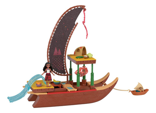 Moana 2 Set Bote De Aventuras Con Mini Muñeca Y Accesorios Multicolor