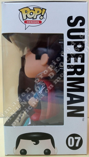 Funko Pop - Superman Dc Super Heroes #07, Dc Comics (Usado)