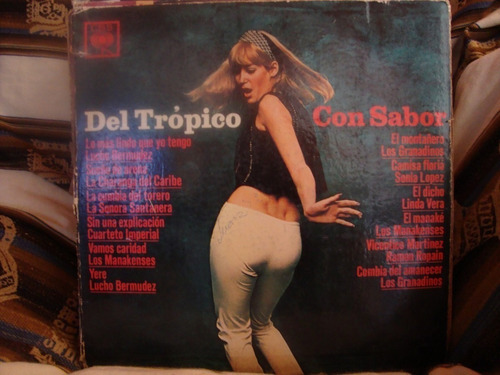 Vinilo Del Tropico Con Sabor Manakeses Charanga Lopez C3