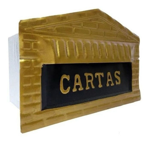 Caixa Correio Tijolinho Aço Carbono 15x25x12cm