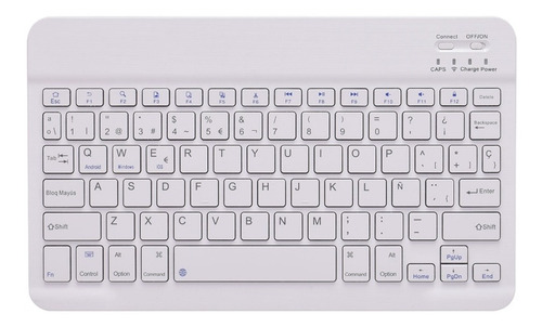 Imagen 5 de 10 de Teclado Bluetooth Inalámbrico Español Para iPad