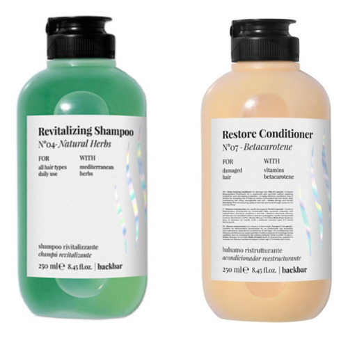 Combo Backbar Shampoo Acondicionador Revitalizing  