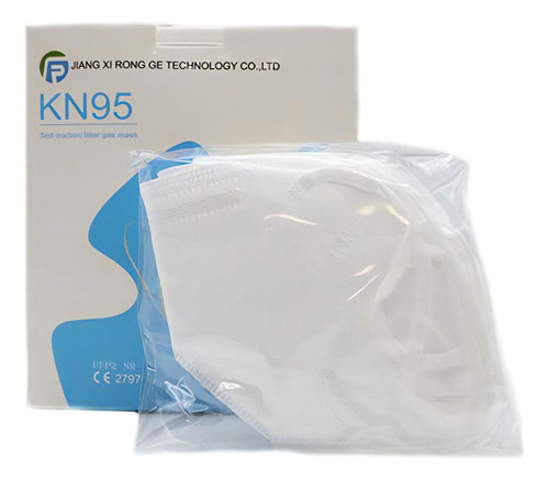  Jiang Xi Rong Ge Technology Co KN95 de algodão com 5 camadas cor branco