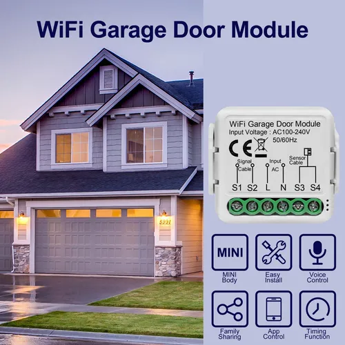 Módulo Inteligente Para Abrir Puertas De Garaje Wifi