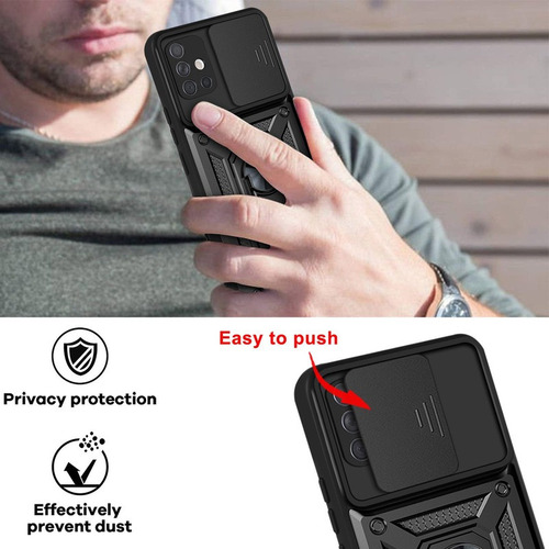 Capa Com Protetor De Câmera Para Samsung A71 4g