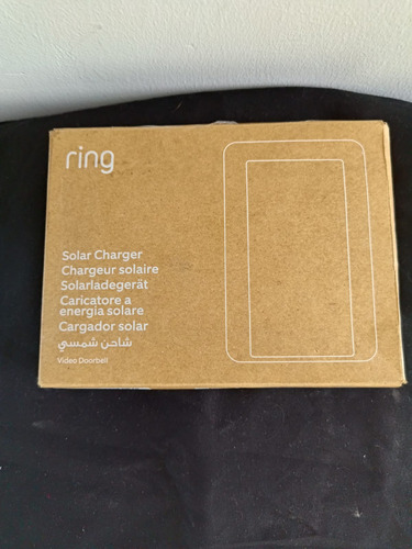 Cargador Solar Para Timbre Ring Video Gen 2