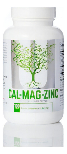Universal Nutrition Cal-mag-zinc 100 Tabletas Sabor capsulas
