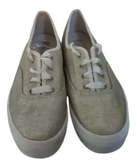Tenis keds dorados new arrivals