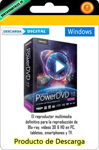 Cyberlink Power Dvd 17 Ultra Digital Blu-ray 2018