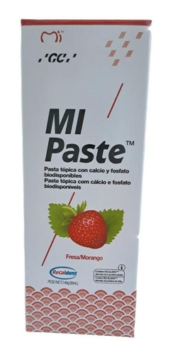 Gc Mi Paste Fresa Pasta Dental Recaldent 35 Ml