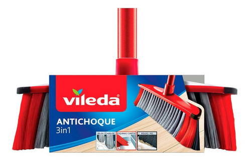 Imagen 2 de 5 de Escobillon Cepillo Vileda Antichoque 3in1 - Triple Función