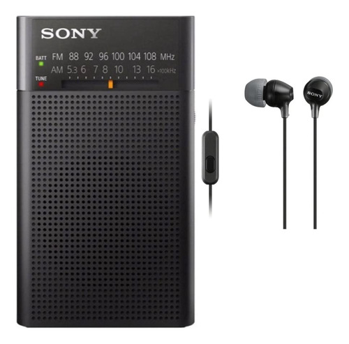 Sony Icfp26 Radio Am Fm Portatil (negro) Color In-ear (color
