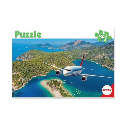 Puzzle 100 Pz  Jet 34x50cm Aprox Antex N° 3044