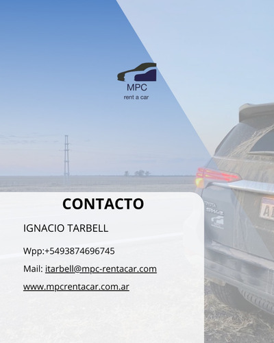 Alquiler De Vehículos Corporativo (renting Camionetas, Etc)
