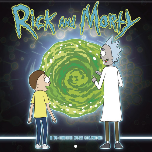 Calendario Pared 2023 Cartoon Network Rick Y Morty