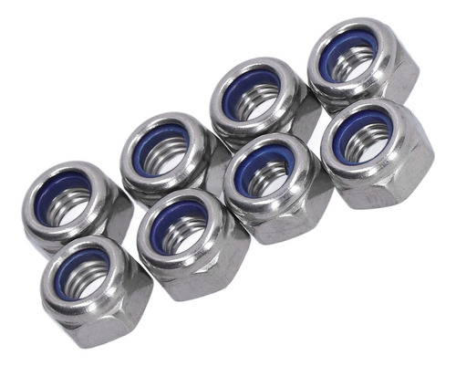 Tuerca De Seguridad Locknut, 100 Unidades, Insertada En Nail
