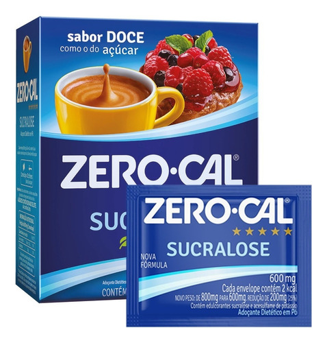 Adoçante Zero Cal Sucralose C/ 400 Saches