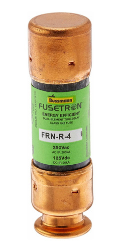 Clase Bussmann Frn-r-4 Fusible 4 Amp Fusetron Dual Rk5 5