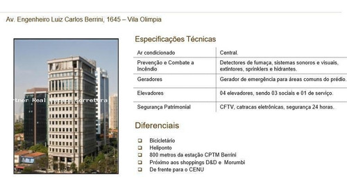 Imagem 3 de 5 de Conjunto Comercial Para Locação Em São Paulo, Vila Olimpia, 8 Banheiros, 18 Vagas - 2706a_2-1158293