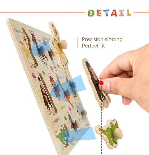 Puzzle Infantil Rompecabezas, Puzzles Encaje Niño Didáctico